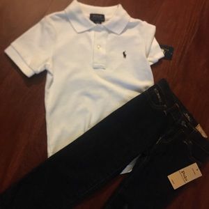 NWT!! Polo outfit. High end jeans and polo shirt
